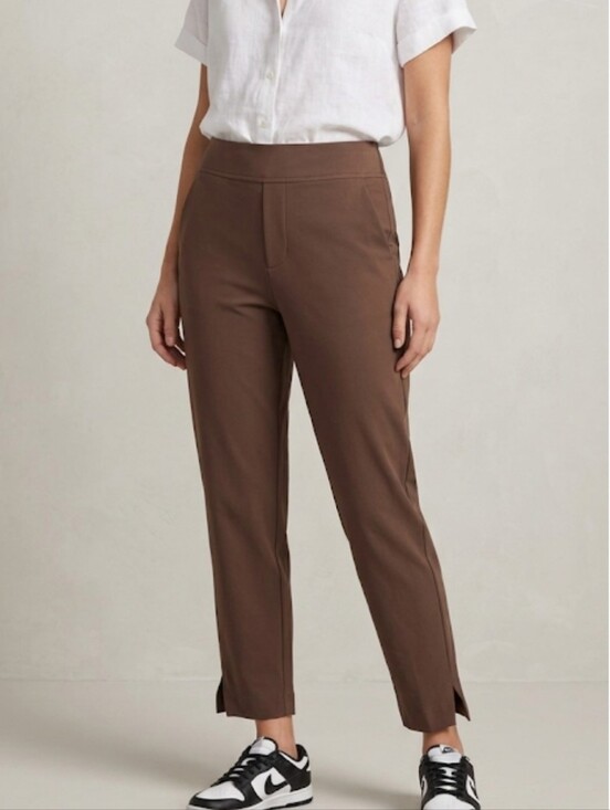 Athleta Pants - Brooklyn  Ankle Pant Wrinkle-resistant, stretch fabric Brown Size 4